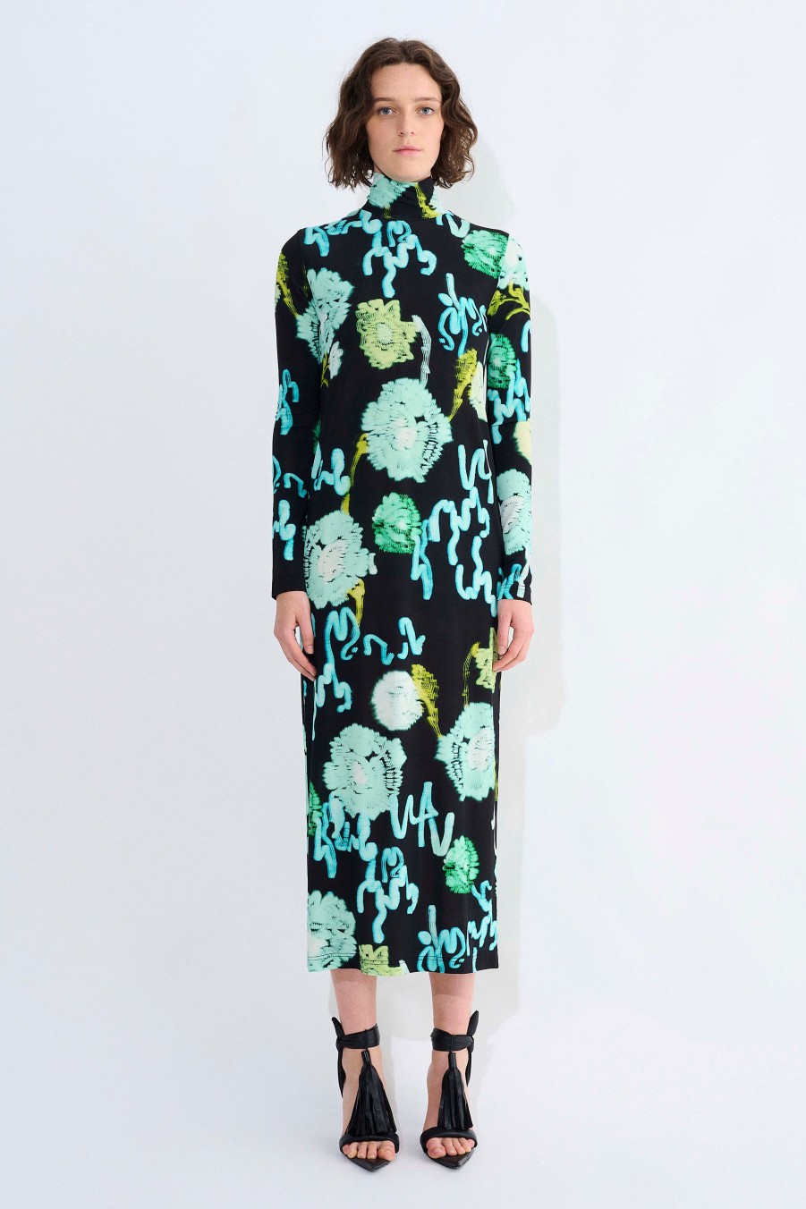 Dresses Christian Wijnants | Dewis Long Sleeve Turtle Neck Dress