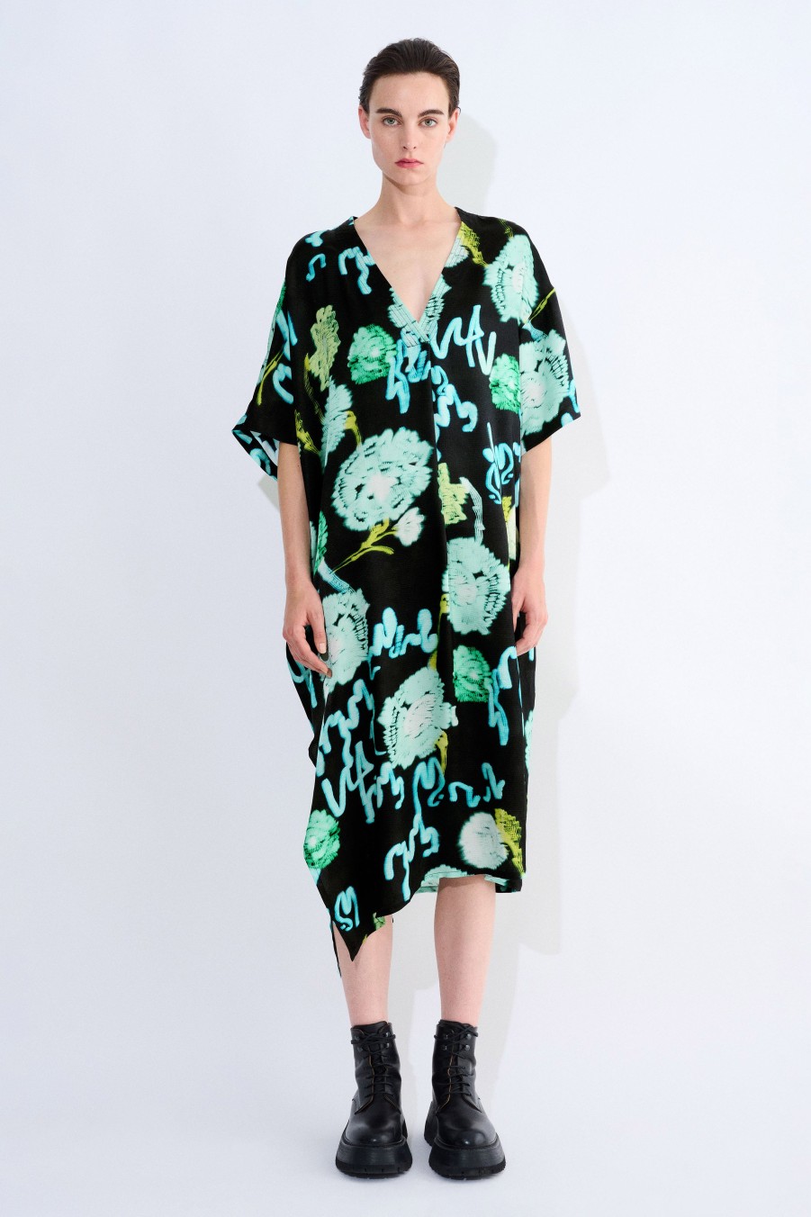 Dresses Christian Wijnants | Deebe Asymetric V-Neck Dress