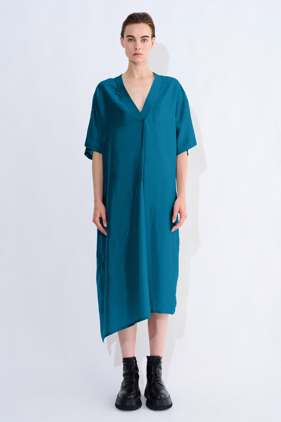 Dresses Christian Wijnants | Deebe Asymetric V-Neck Dress