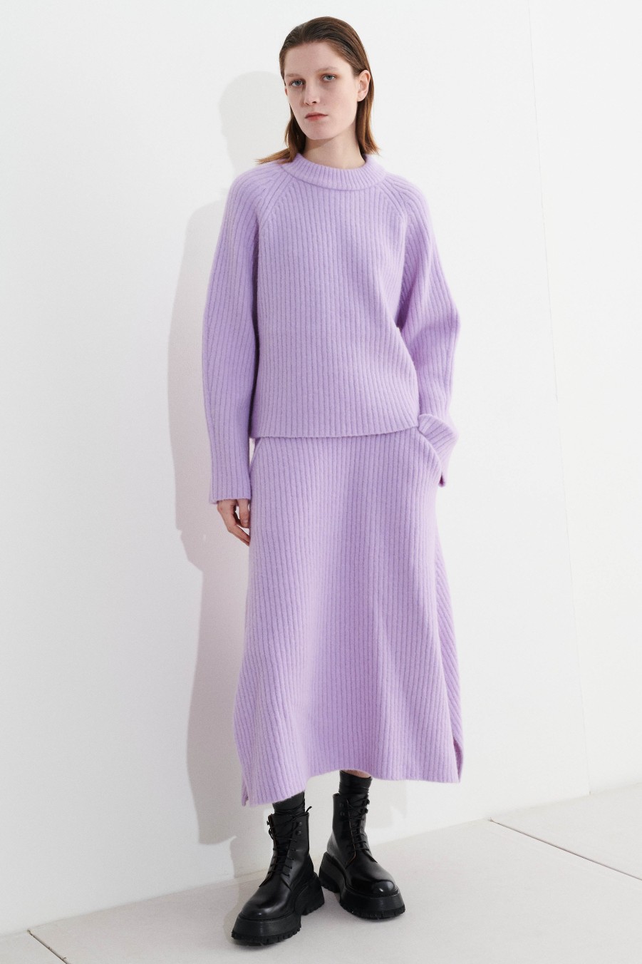 Knits Christian Wijnants | Kenal Rib Knitted Skirt