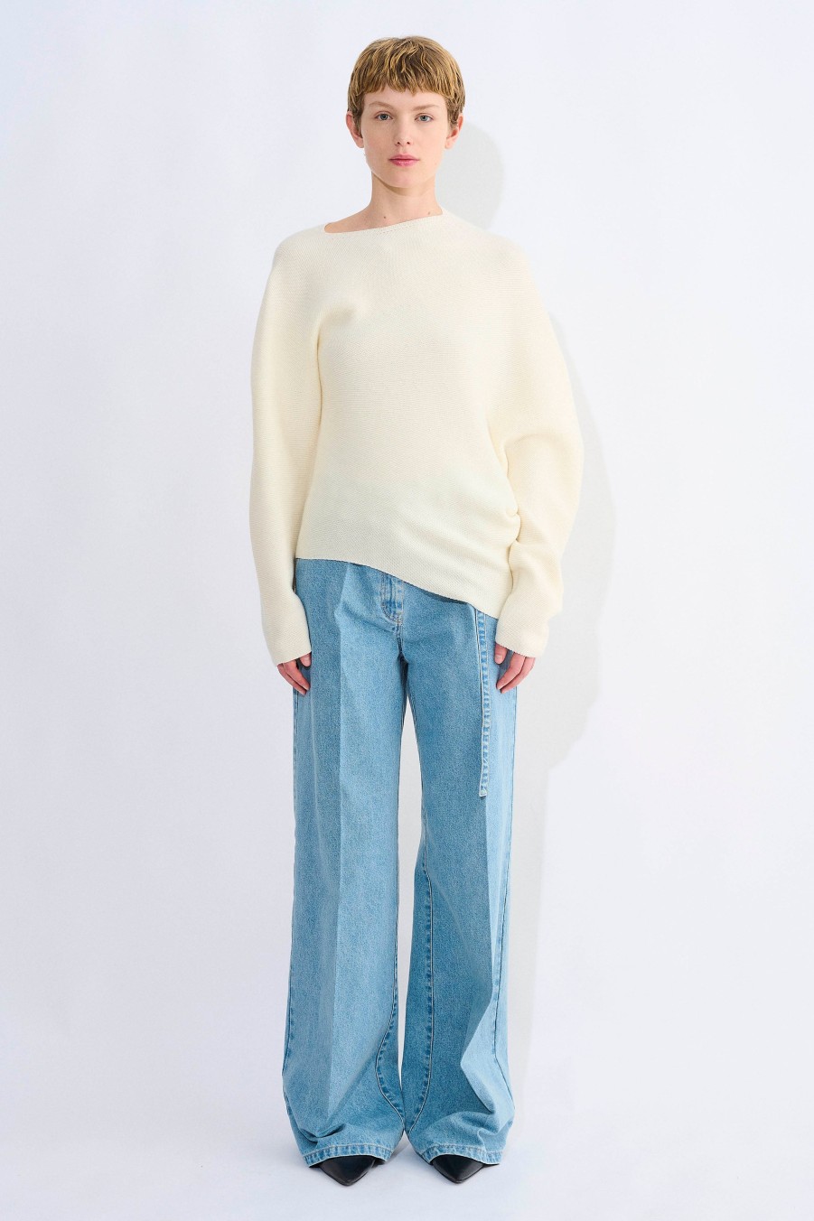 Knits Christian Wijnants | Klean Twisted Asymetrical Sweater