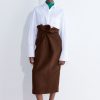 Skirts Christian Wijnants | Salar Pencil Skirt With Drape Detail