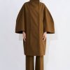 Coats & Jackets Christian Wijnants | Juwan Oversized Coat With Special Sleeve