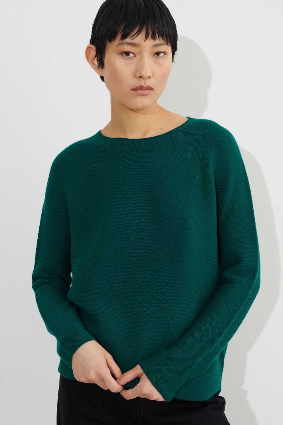 Knits Christian Wijnants | Kopan Wholegarment Round Neck Sweater