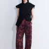 Trousers Christian Wijnants | Pamir Pleated Trousers With Drawstring Waist