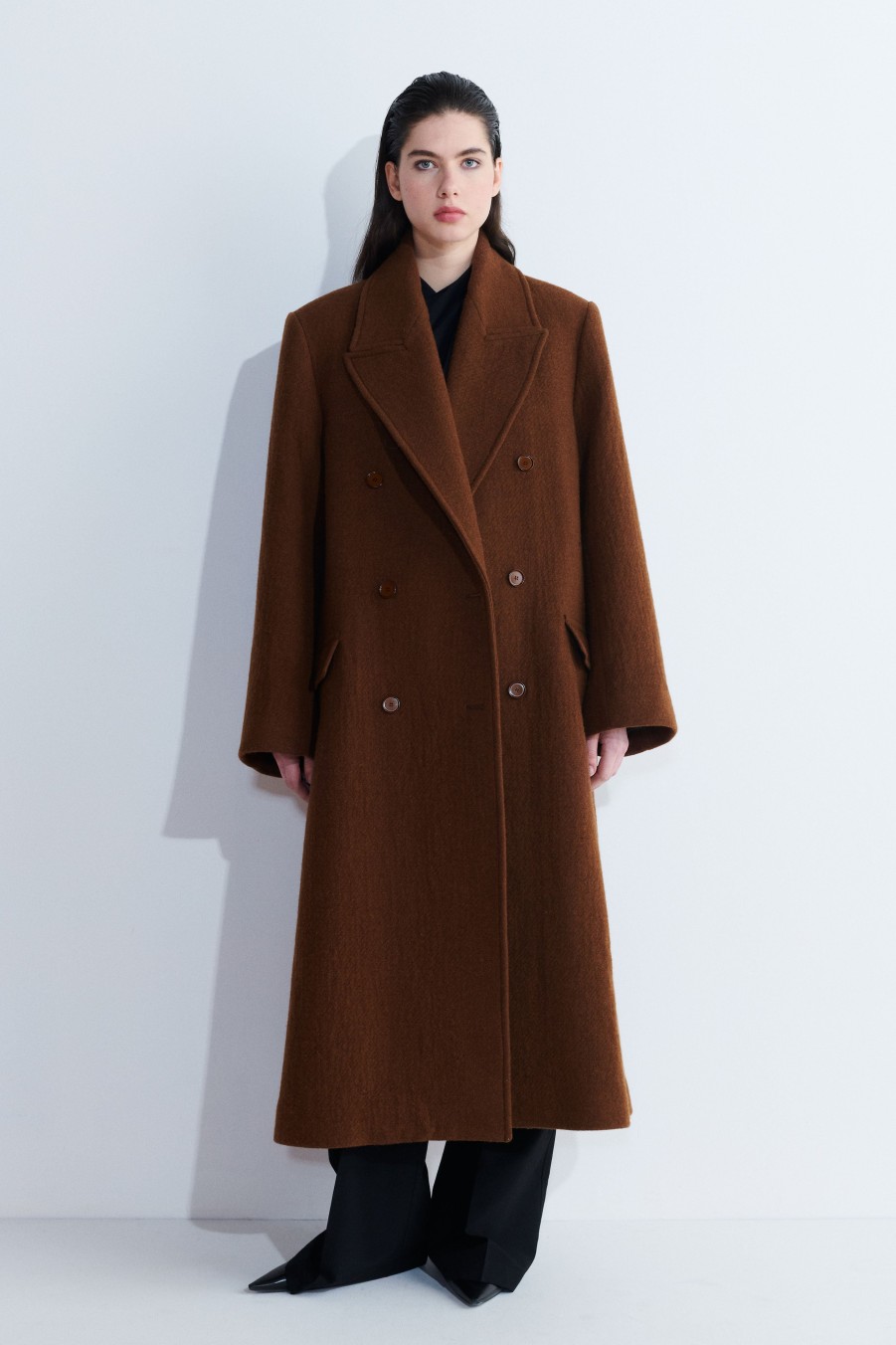 Coats & Jackets Christian Wijnants | Cirena Double Breasted Oversized Coat