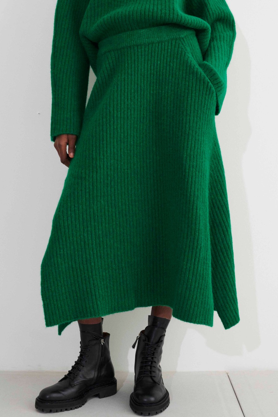 Knits Christian Wijnants | Kenal Rib Knitted Skirt