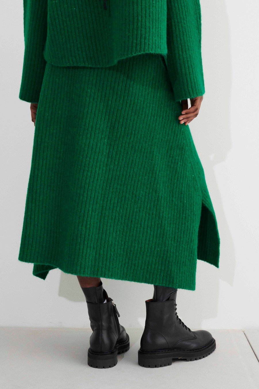 Knits Christian Wijnants | Kenal Rib Knitted Skirt