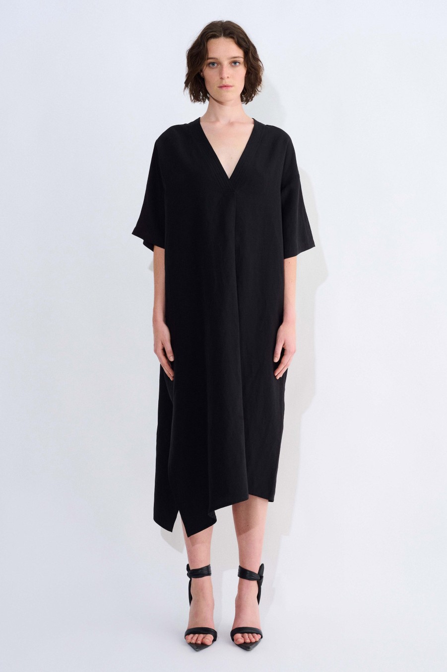 Dresses Christian Wijnants | Deebe Asymetric V-Neck Dress