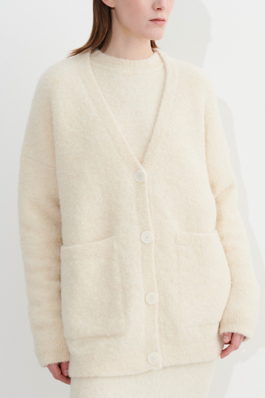 Knits Christian Wijnants | Kestel Boucle Knitted Cardigan