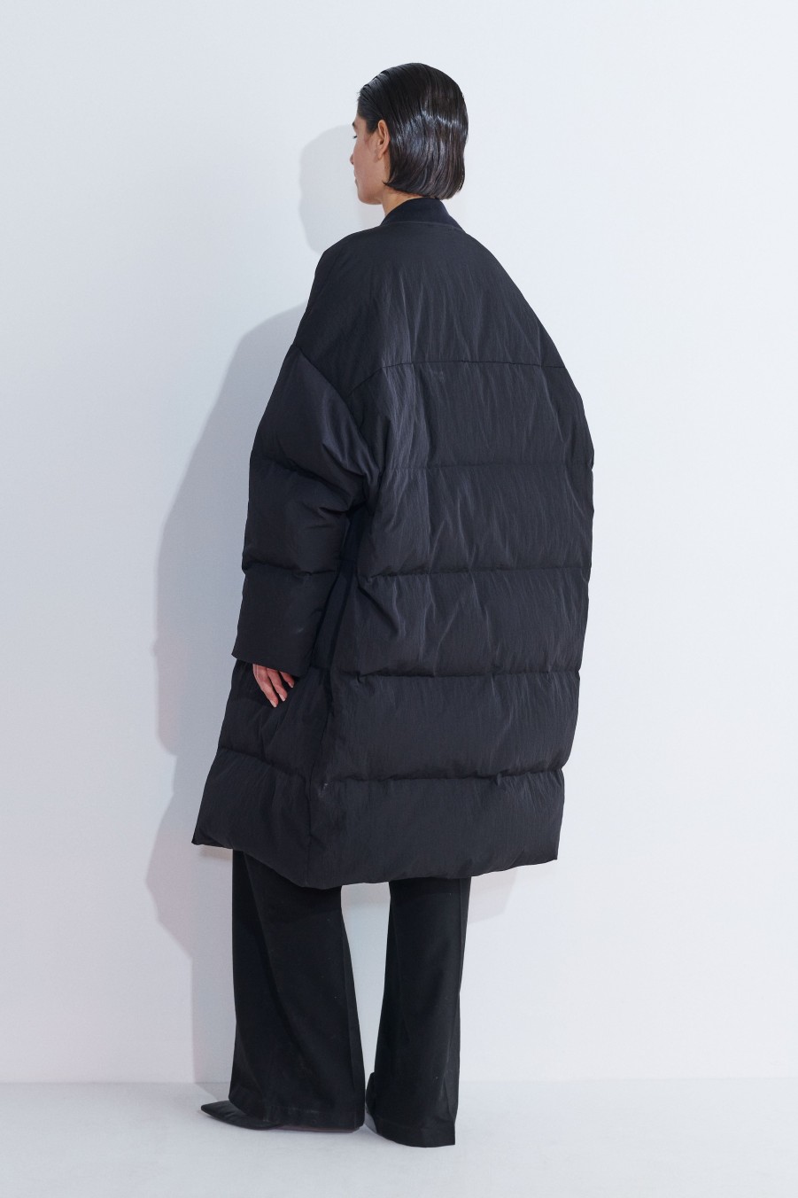 Coats & Jackets Christian Wijnants | Cata Down Filled Puffer Coat With Zipper Closure