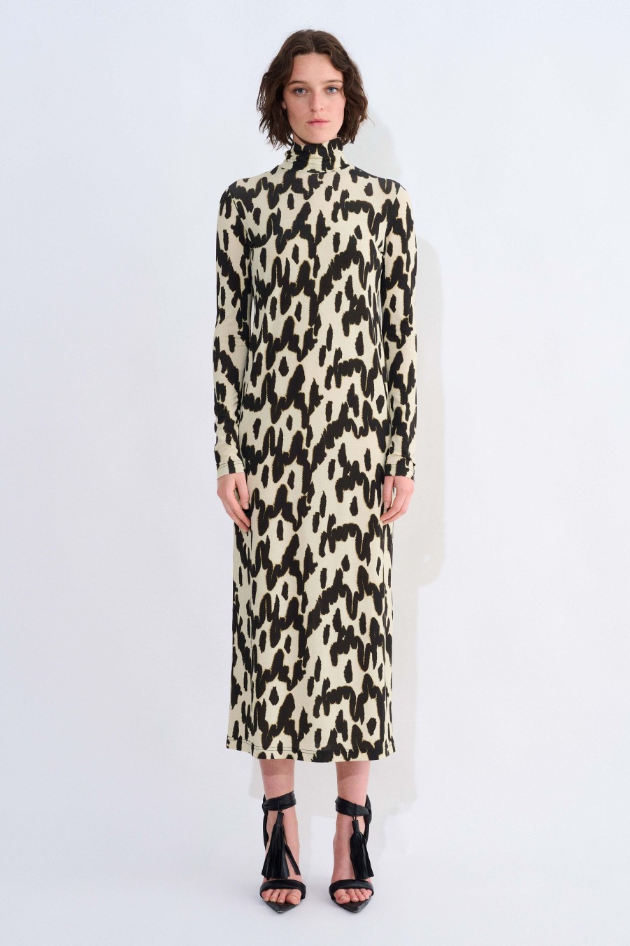 Dresses Christian Wijnants | Dewis Long Sleeve Turtle Neck Dress