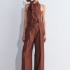 Trousers Christian Wijnants | Pocka Pleated Pants With Detachable Belt