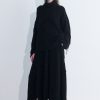 Knits Christian Wijnants | Kyve Oversized Sweater With Fringes And High Collar