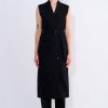 Dresses Christian Wijnants | Demba Sleeveless Denim Dress With Belt