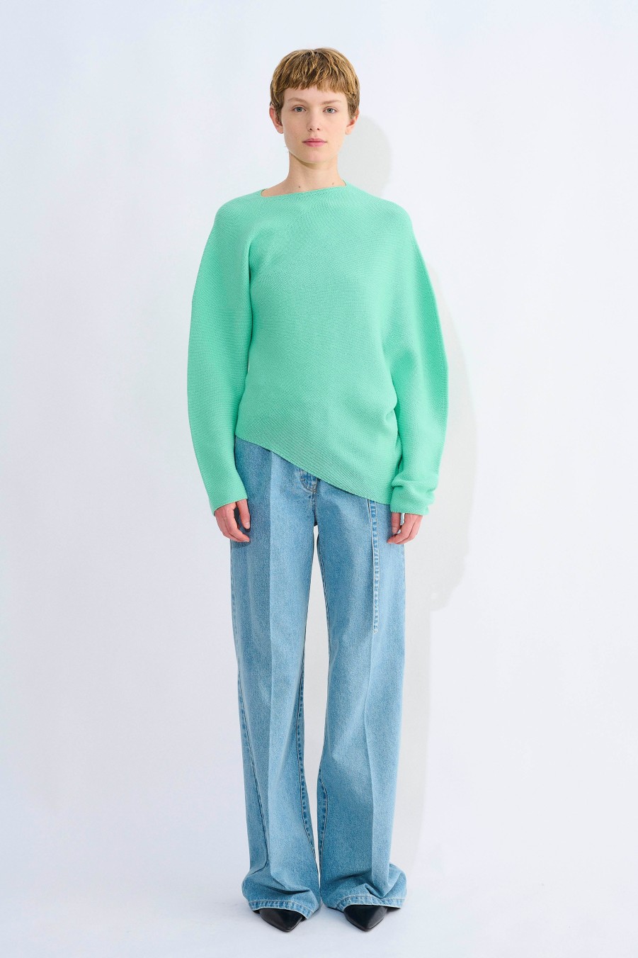 Knits Christian Wijnants | Klean Twisted Asymetrical Sweater