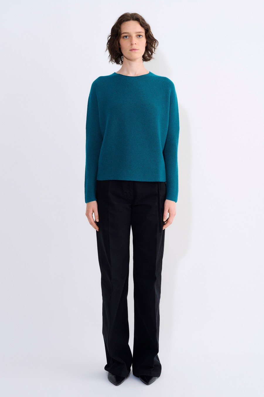 Knits Christian Wijnants | Kopan Seamless Knitted Sweater With Round Neck-Line