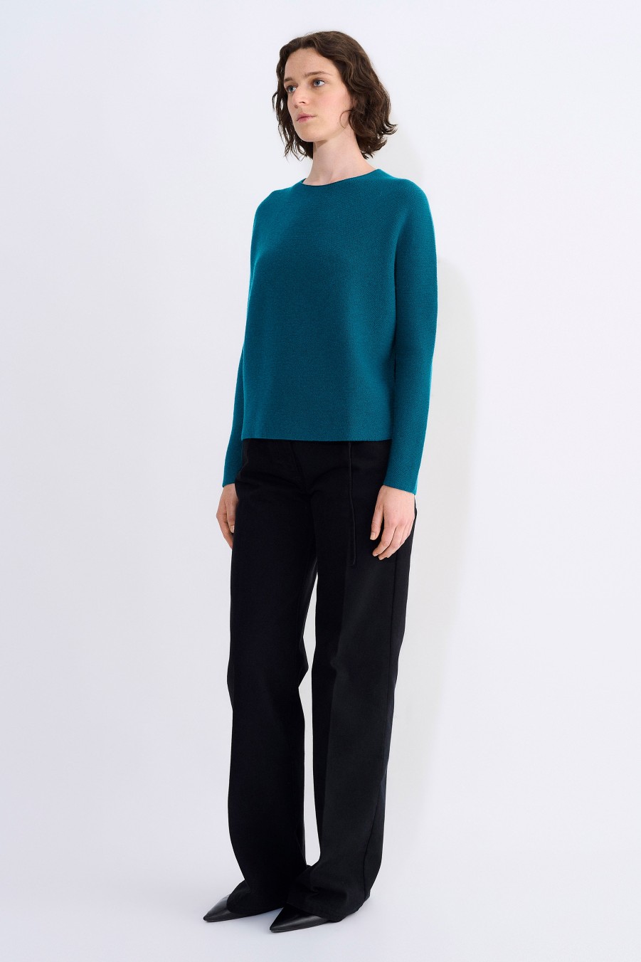 Knits Christian Wijnants | Kopan Seamless Knitted Sweater With Round Neck-Line