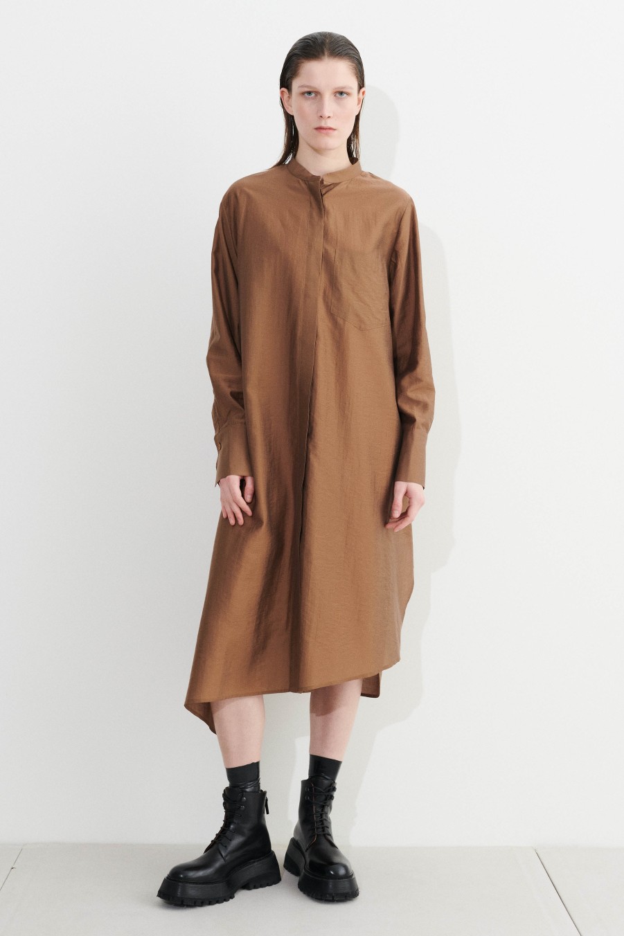 Dresses Christian Wijnants | Dibah Asymmetric Shirt Dress