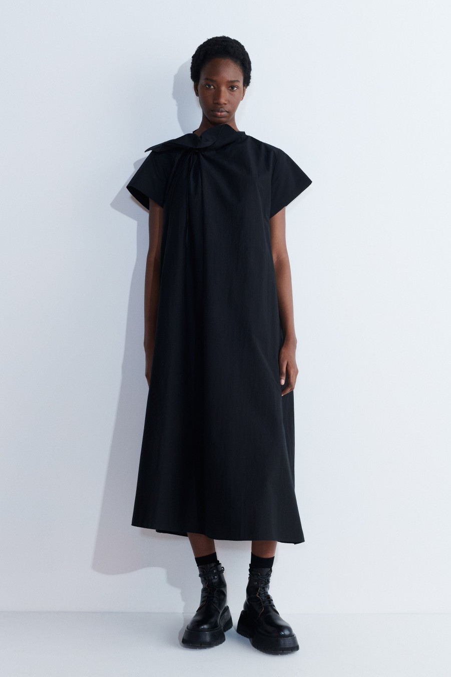 Dresses Christian Wijnants | Demino Sleeveless Dress With Gathered Detail