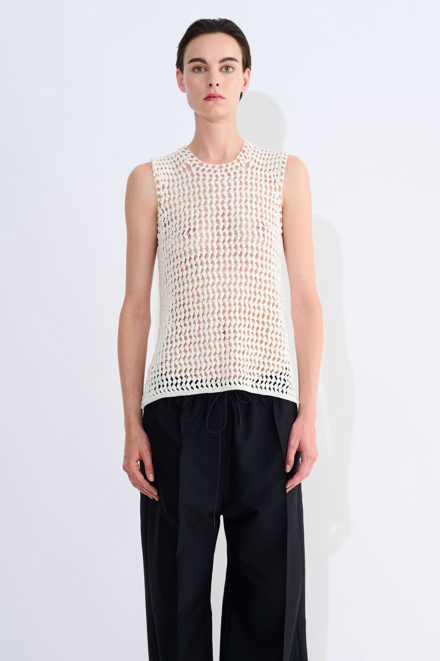 Knits Christian Wijnants | Kochet Hand Crochet Sleeveless Top