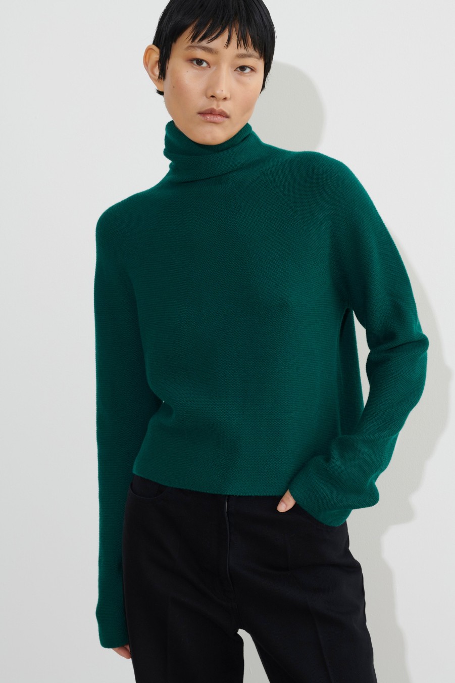 Knits Christian Wijnants | Kolkati Wholegarment Turtleneck Sweater