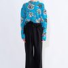 Knits Christian Wijnants | Kemal Crewneck Sweater With Flower Jacquard