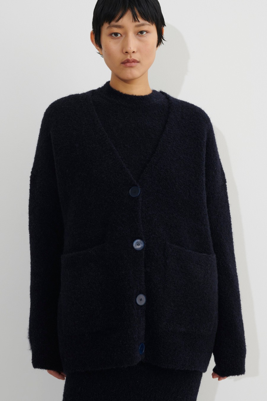 Knits Christian Wijnants | Kestel Boucle Knitted Cardigan