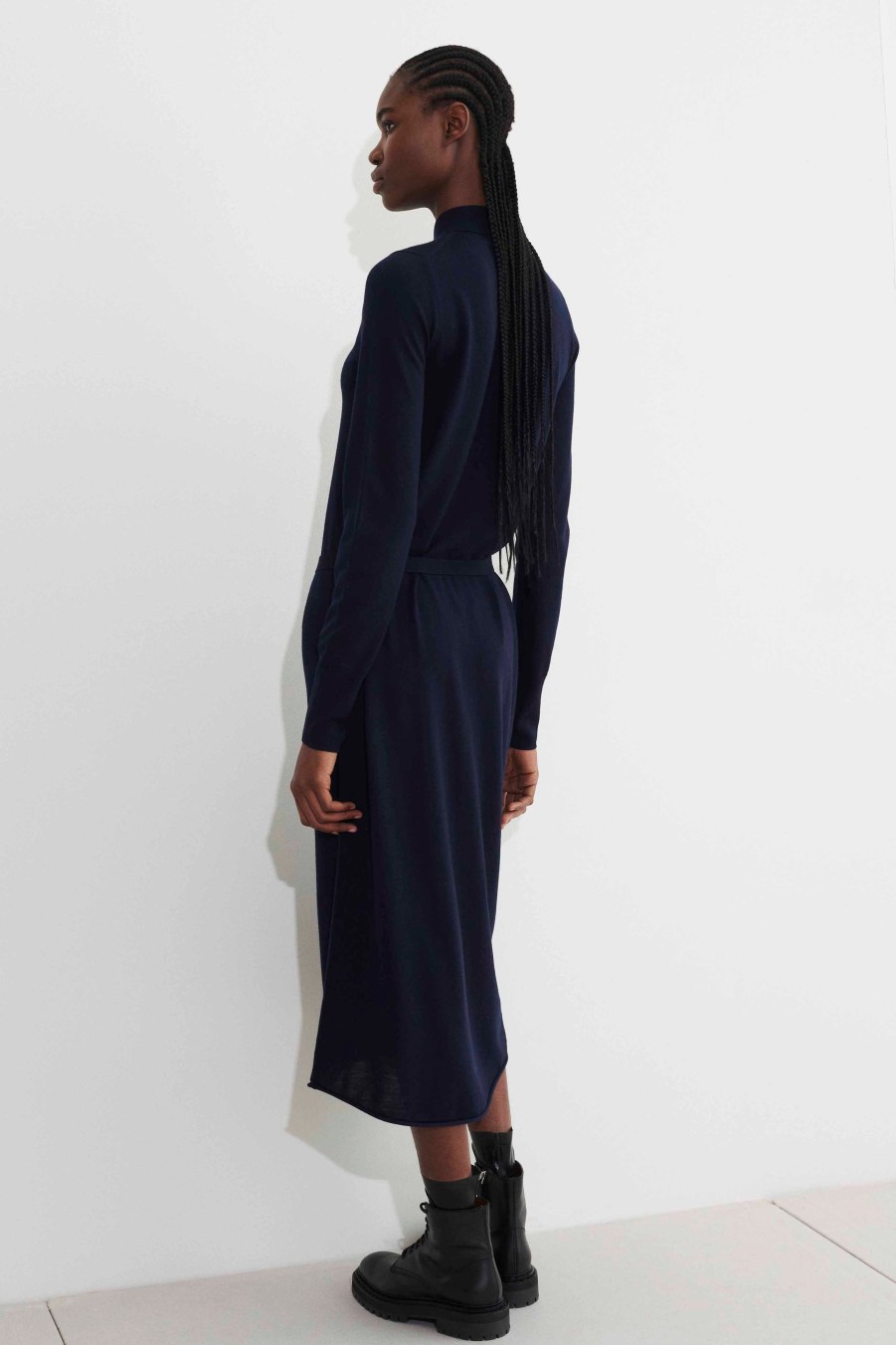 Knits Christian Wijnants | Kuja Knitted Buttondown Shirt Dress