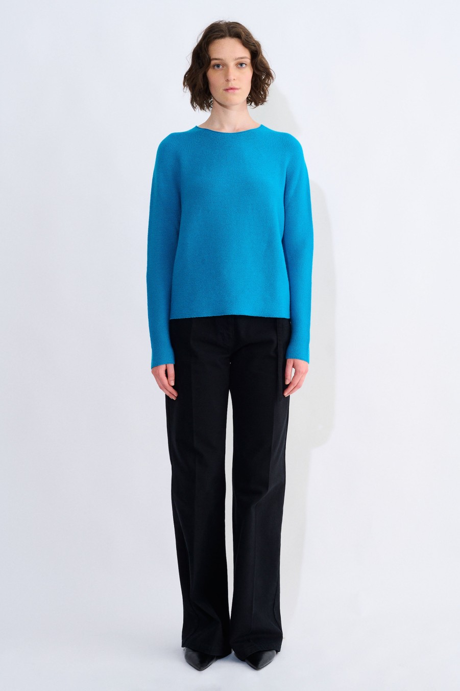 Knits Christian Wijnants | Kopan Seamless Knitted Sweater With Round Neck-Line