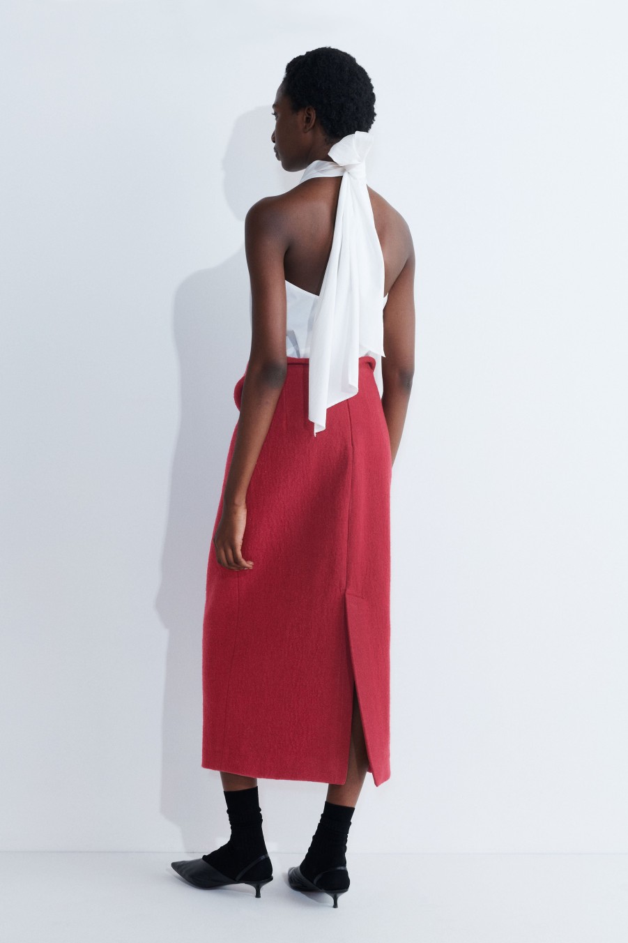 Skirts Christian Wijnants | Salar Pencil Skirt With Drape Detail