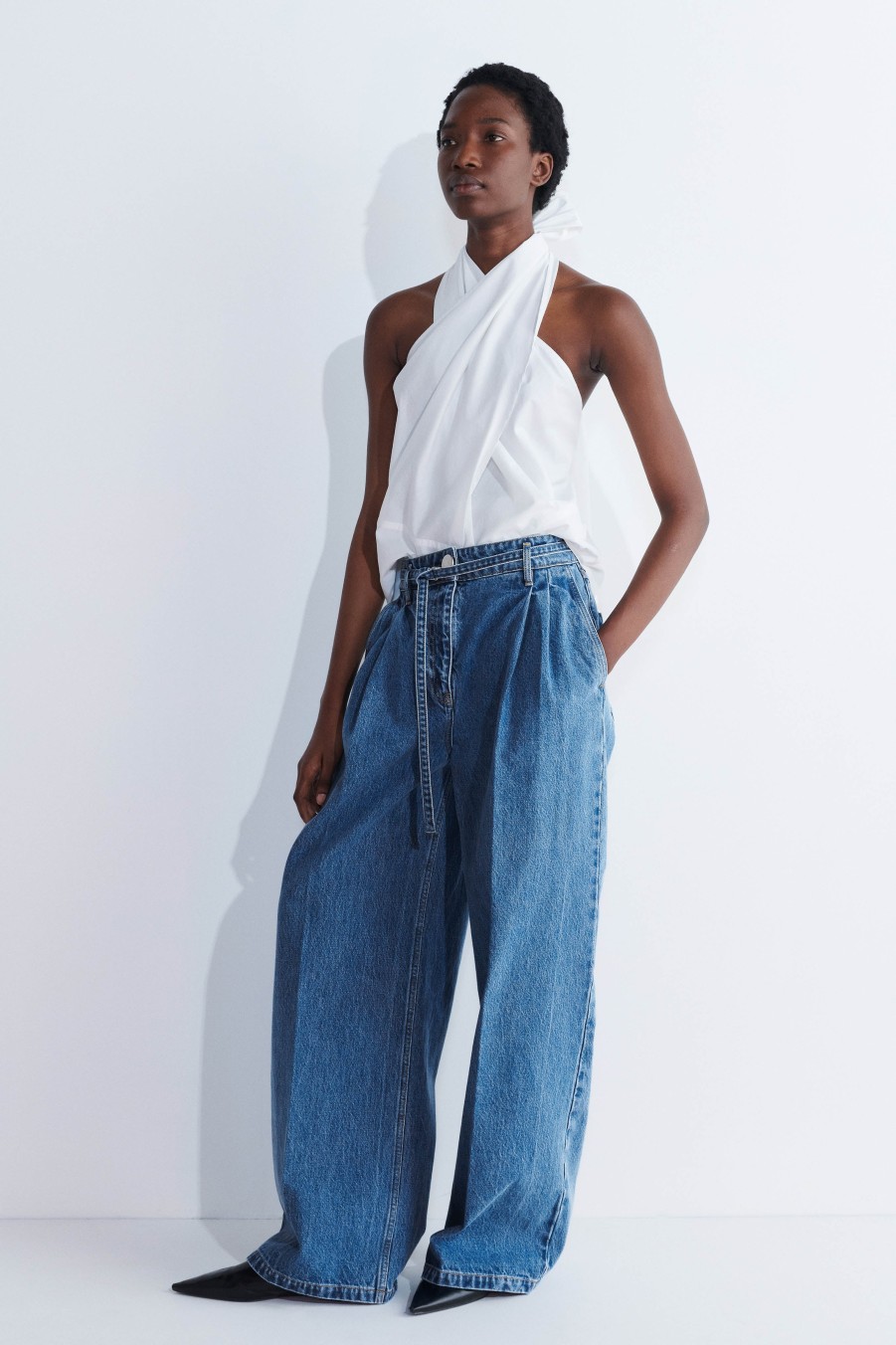 Denim Christian Wijnants | Panjim Pleated Denim Trousers