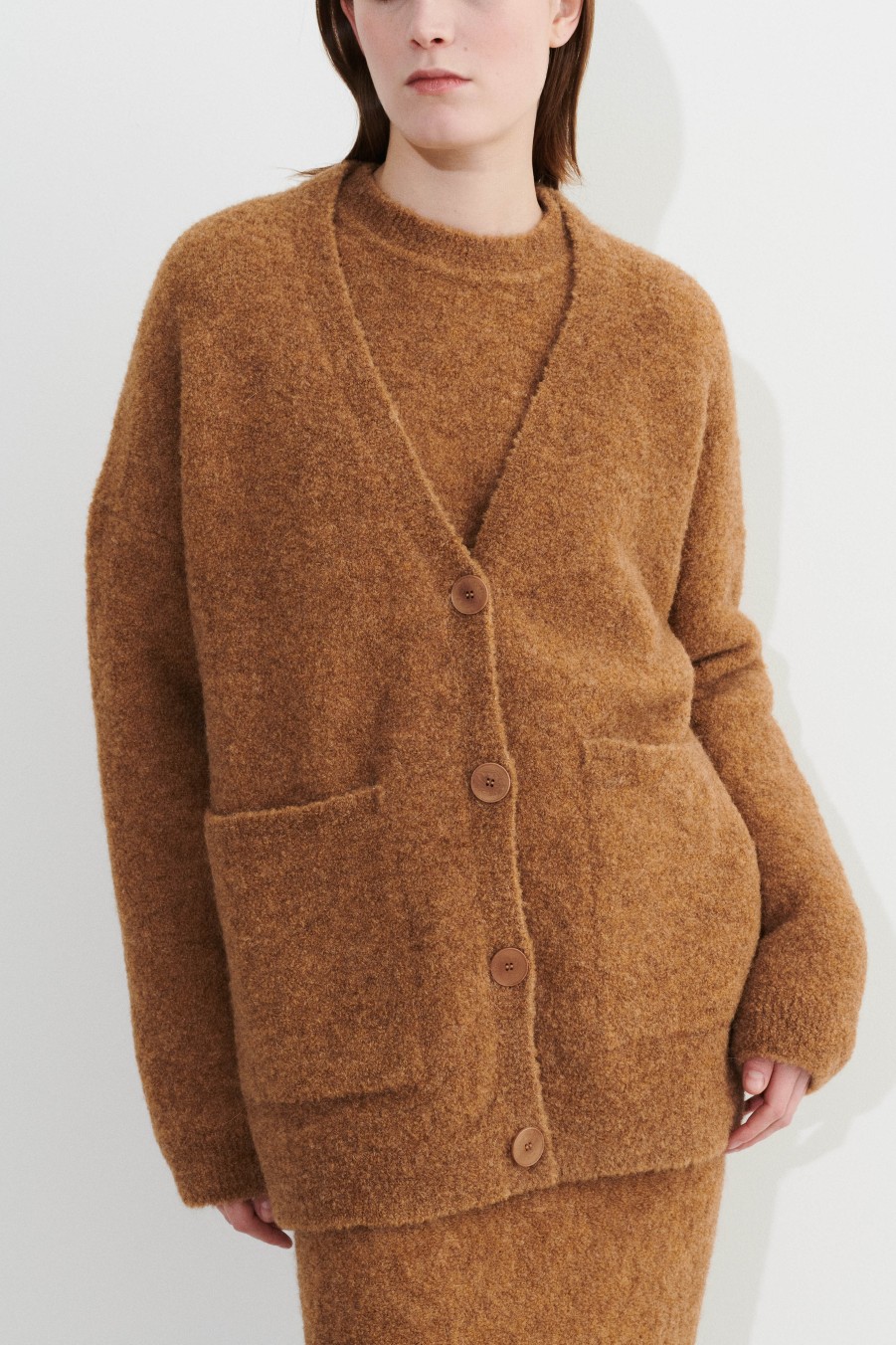 Knits Christian Wijnants | Kestel Boucle Knitted Cardigan