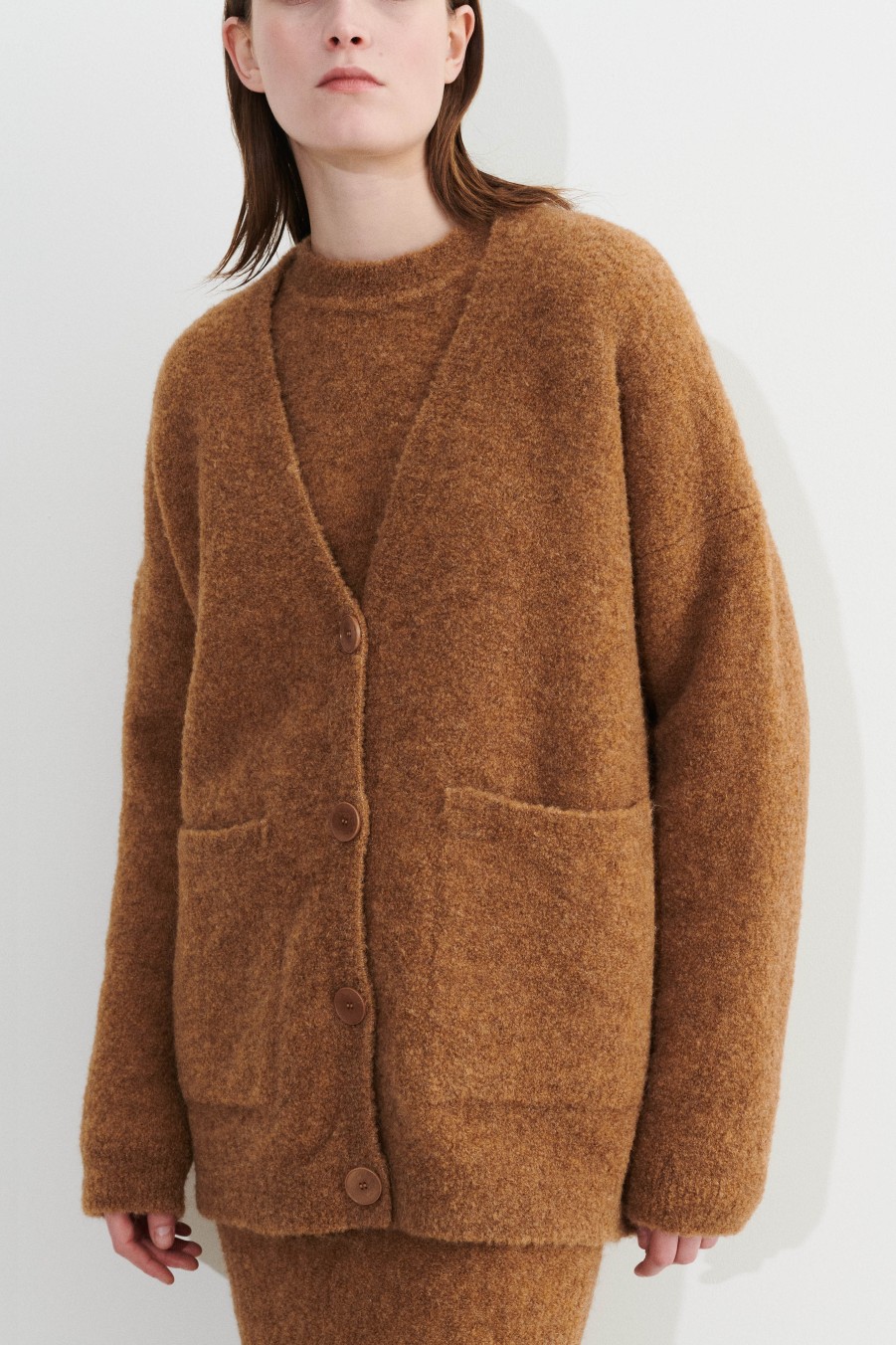 Knits Christian Wijnants | Kestel Boucle Knitted Cardigan